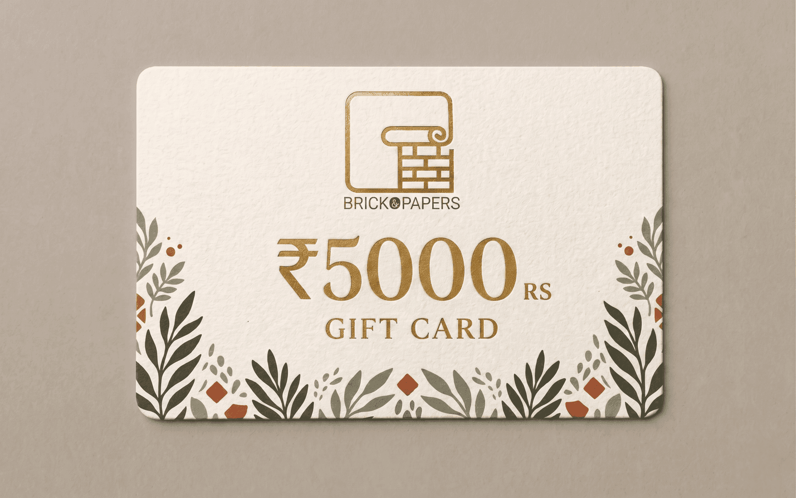 ₹5,000 gift card